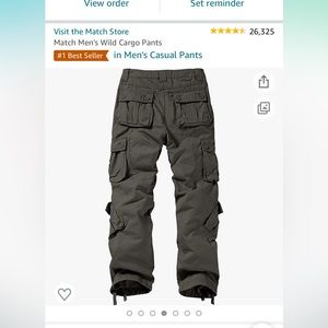 Green cargo pants